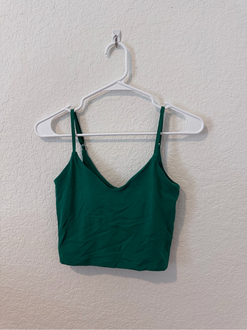 Lululemon Green Crop Tank Top
